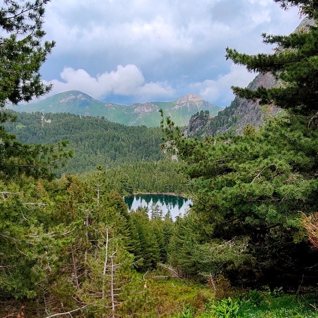 The view on the Hrid Lake (Hridske jezero) in Prokletije National Park near Plav Montenegro